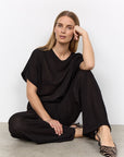 Transparentes Shirt in Schwarz