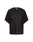Transparentes Shirt in Schwarz