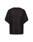 Transparentes Shirt in Schwarz