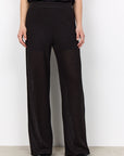 Transparente Hose in Schwarz