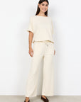 Banu Shirt mit Kordelzug in Creme