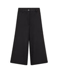 Weite 3/4 Hose in Schwarz