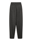 Weiche Hose mit Bundfalte in Anthrazit