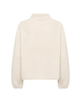 Teddy Jacke mit Knöpfen und Brusttasche in Creme