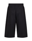 Knielange Banu Hose in Schwarz