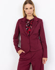 Basic Blazer in Bordeaux
