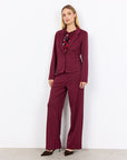 Basic Blazer in Bordeaux