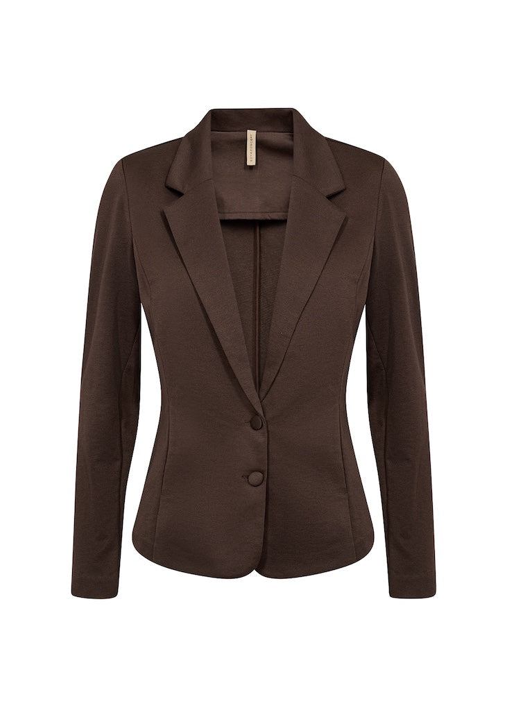 Basic Blazer im trendigen Braun