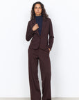 Basic Blazer in Schokolade