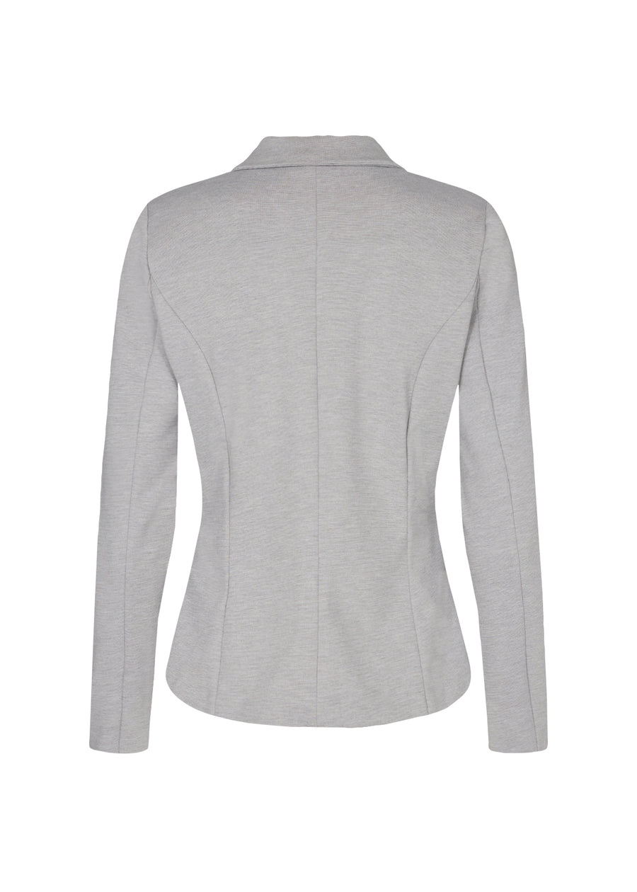 Basic Blazer in hellgrau