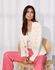 Hose mit elastischem Bund in Rose
