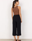 Ripptop mit Spitze in Toffee