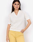 Pullovershirt mit gestricktem Muster
