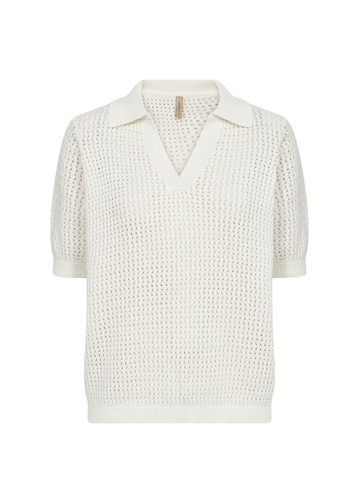 Pullovershirt mit gestricktem Muster