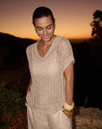 Shirt mit Lochmuster