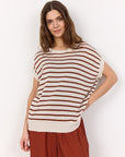 gestreiftes bequemes Shirt