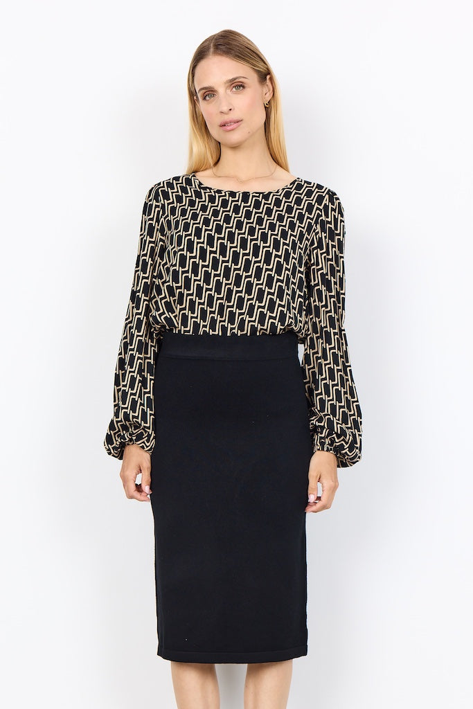 Stift-Rock in Schwarz