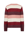 Kuschelpullover mit breiten Streifen