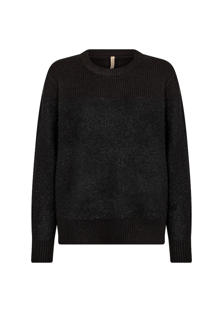 Kuscheliger Pullover in Schwarz