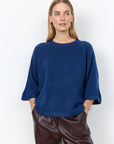 Pullover mit mittellangen Ärmeln in Navy