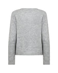 elegante Strickjacke in Grau