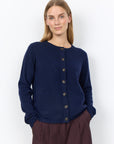 elegante Strickjacke in navy