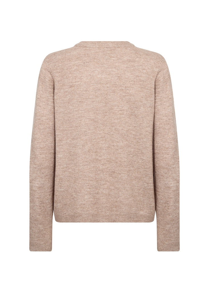 Strickjacke in Beige