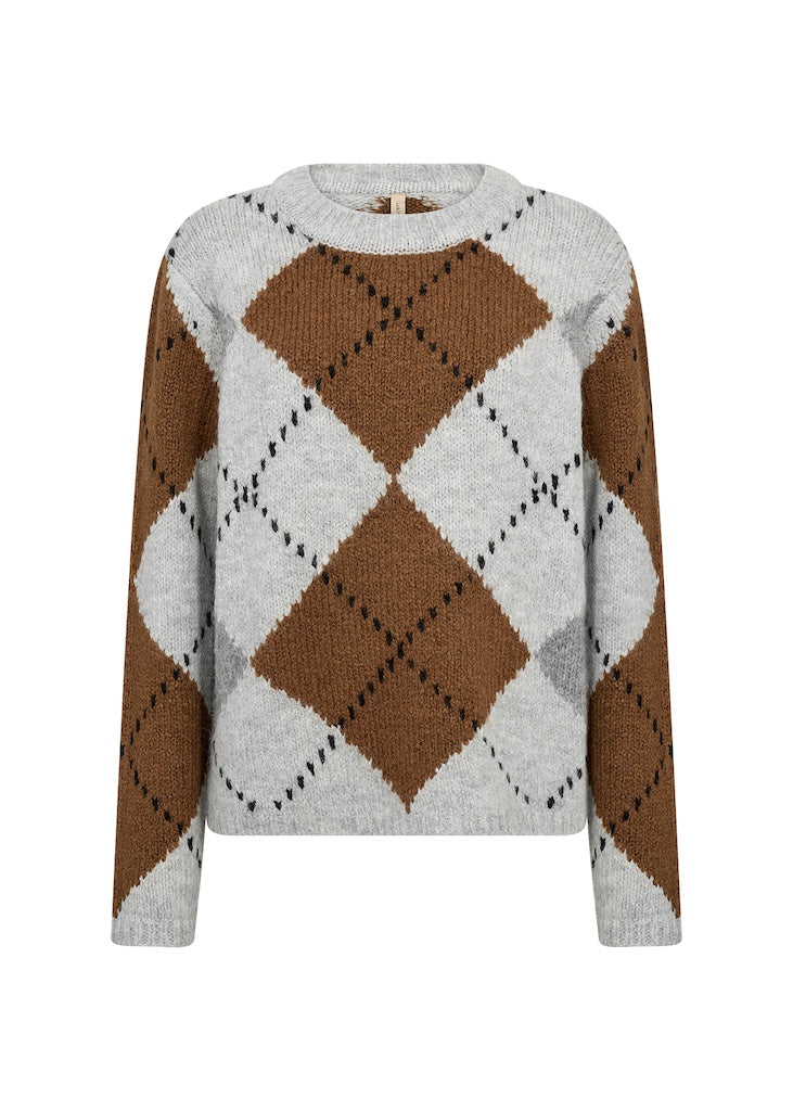 Strickpullover mit Argyle-Muster