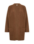 Strickjacke lang in Toffee