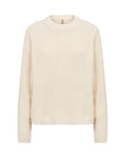 * Strickpullover mit Rundkragen in Creme