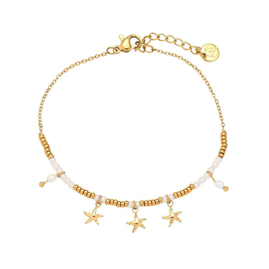 Seestern-Armband mit Perlen