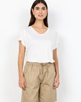 Bermuda Shorts in Taupe