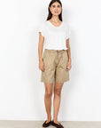 Bermuda Shorts in Taupe