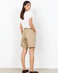 Bermuda Shorts in Taupe