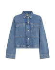Jeansjacke mit zwei Vordertaschen