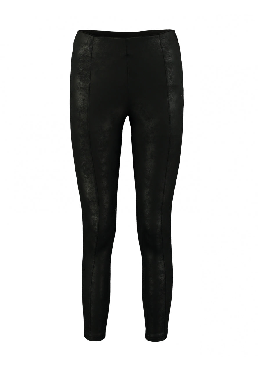 Lederimitatleggings in Schlangenoptik
