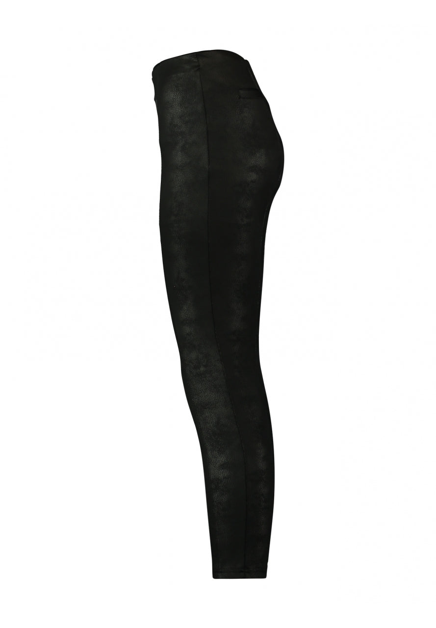 Lederimitatleggings in Schlangenoptik