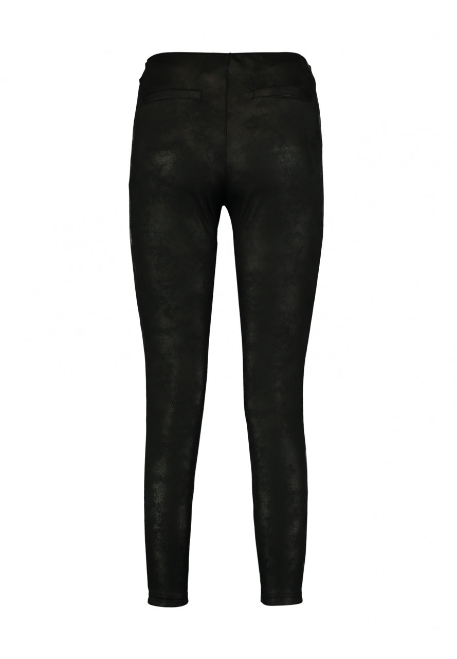 Lederimitatleggings in Schlangenoptik