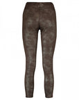 Lederimitatleggings in Schlangenoptik