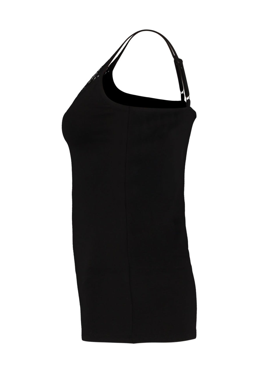 Spitzentop in Schwarz