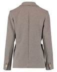 Edler Blazer mit Hahnentritt-Muster