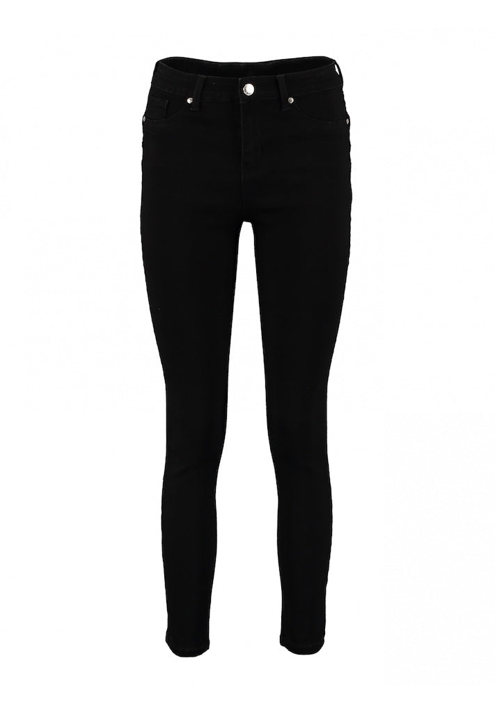 Basic Stretch-Jeans in Schwarz NOOS