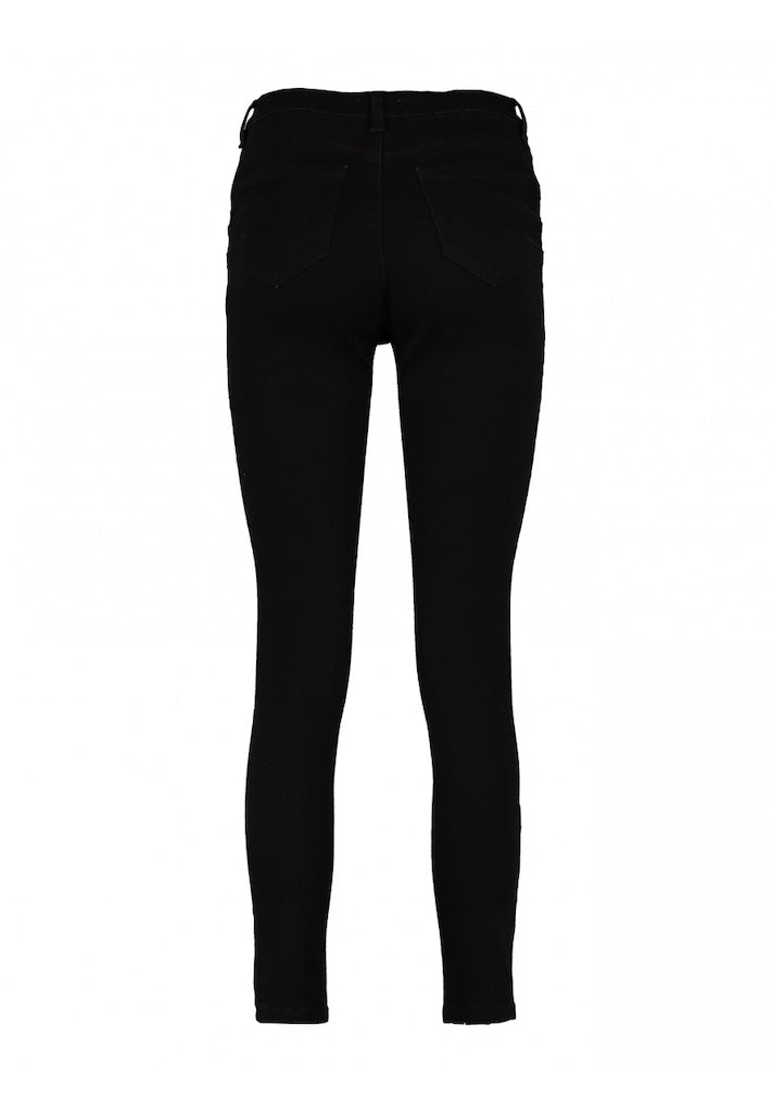 Basic Stretch-Jeans in Schwarz NOOS