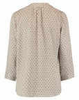 Viskose Bluse mit Rautenprint