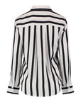 Gestreifte Bluse in Navy