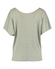Leichtes Shirt in Grün-meliert