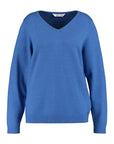 Plus Size Pullover in Blau