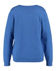 Plus Size Pullover in Blau