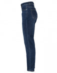 Glitzer Jeans in Mom-Fit