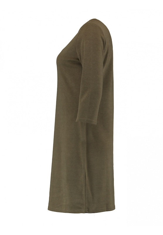 Lässiges Kleid in Khaki